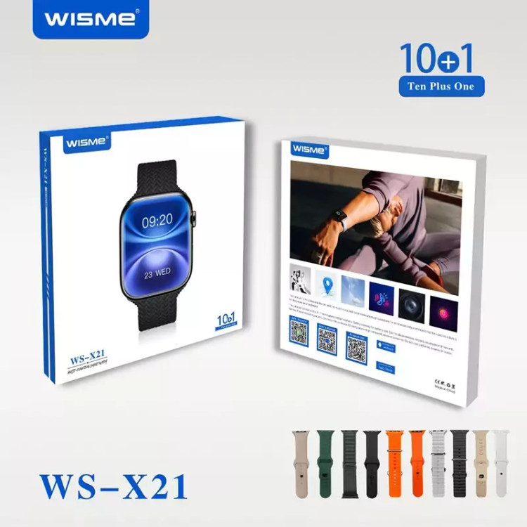 ساعت هوشمند 10بند Wisme مدل X21