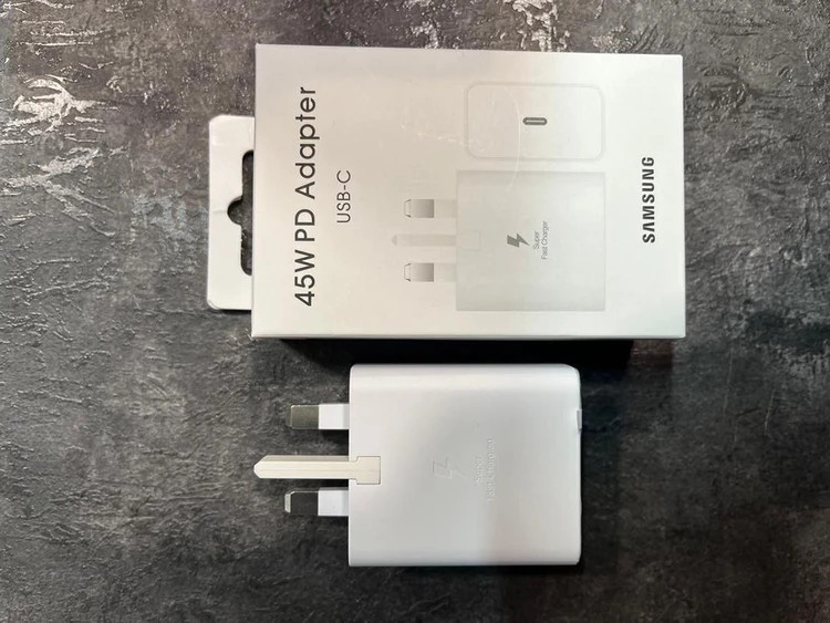 شارژر 45W وات سامسونگ اصل samsung Travel adaptor +NFC