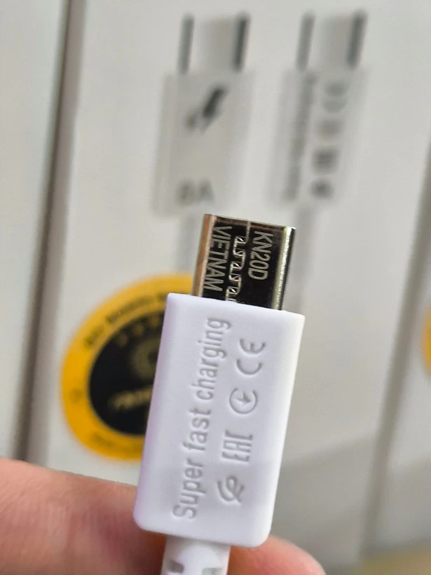 کابل شارژ سامسونگ S24 Ultra طول ۱ متر سوپرفست ساخت ویتنام