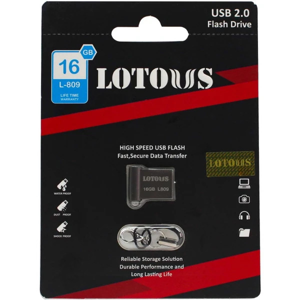 فلش مموری لوتوس مدل L-809 ظرفیت 16 گیگابایت