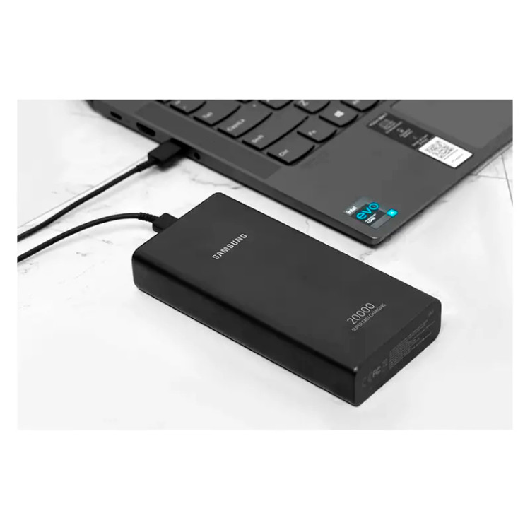پاوربانک سامسونگ مدل EB-P5300 ظرفیت 20000 میلی آمپر ساعت+کابل تایپ سی فست هدیه +گارانتی یک ساله