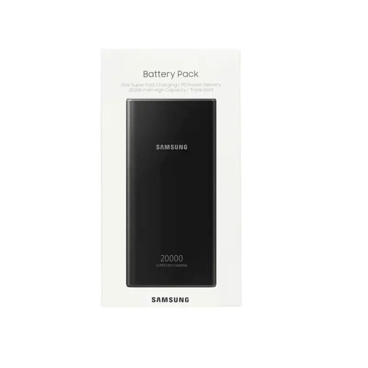 پاوربانک سامسونگ مدل EB-P5300 ظرفیت 20000 میلی آمپر ساعت+کابل تایپ سی فست هدیه +گارانتی یک ساله