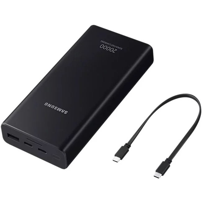 پاوربانک سامسونگ مدل EB-P5300 ظرفیت 20000 میلی آمپر ساعت+کابل تایپ سی فست هدیه +گارانتی یک ساله