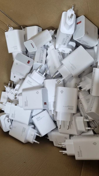 شارژر دیواری 33 وات اصل و سرکارتنی+کابل اورجینال