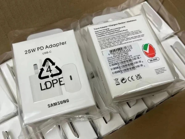 شارژر سامسونگ اصلی {مناسب A07} مدل EP-T2510 25W سه پین اصل{یک سال گارانتی شرکتی }