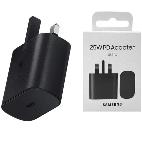 شارژر سامسونگ اصلی {مناسب A07} مدل EP-T2510 25W سه پین اصل{یک سال گارانتی شرکتی }