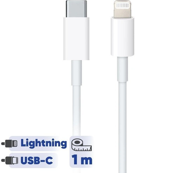 کابل تبدیل USB-C به لایتنینگ اپل طول 1 متر{اصلی}100 درصد اورجینال