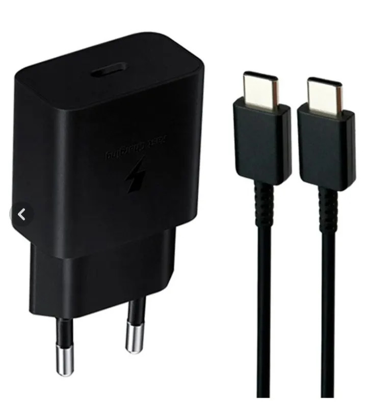 شارژر سامسونگ اورجینال مدل EP-T1510 توان 15 وات دو پین همراه کابل اصل