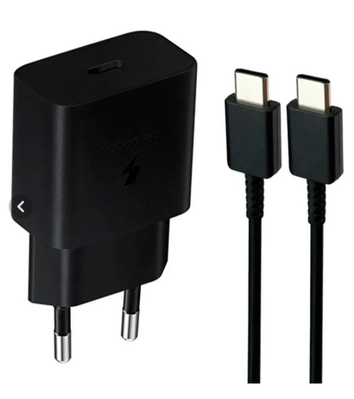 شارژر سامسونگ اورجینال مدل EP-T1510 توان 15 وات دو پین همراه کابل اصل