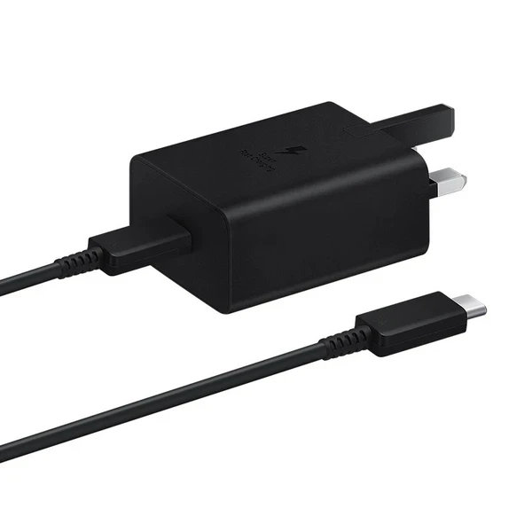 شارژر سامسونگ مدل EP-T4511 توان 45 وات سه پین همراه کابل اصل+گارانتی شرکتی