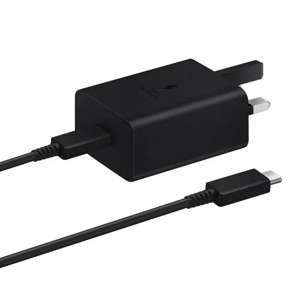 شارژر سامسونگ مدل EP-T4511 توان 45 وات سه پین همراه کابل اصل+گارانتی شرکتی