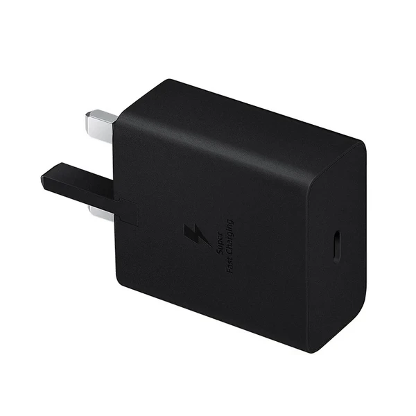شارژر سامسونگ مدل EP-T4511 توان 45 وات سه پین همراه کابل اصل+گارانتی شرکتی
