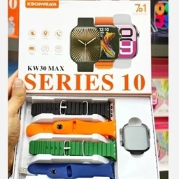ساعت هوشمند 44 میلی متری کیکویر مدل kw 30 max با بند سیلیکونی{7بند}