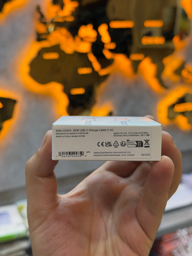 کابل شارژر اپل {مناسب 15 الی 15 پرو مکس }تایپ سی به لایتنینگ اصل+گارانتی شرکتی یک ساله