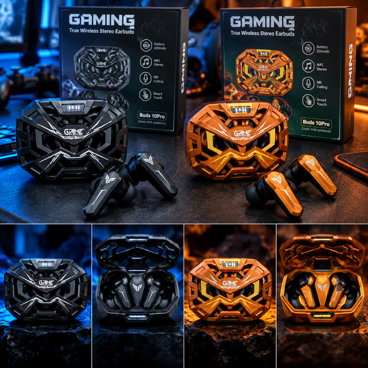 ایرپاد gaming {گیمینگ}کیفیت محشر buds 10 pro