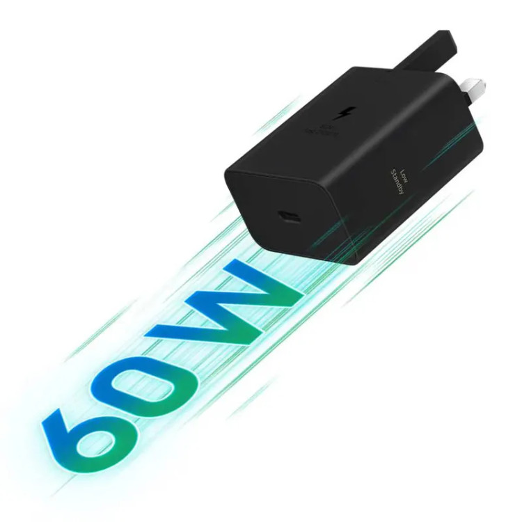 آداپتور 60 وات اورجینال سامسونگ مدل EP-T6010 + تبدیل ۳به ۲ چراغدار هادران هدیه رایگان