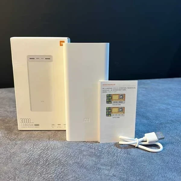 پاوربانک شیائومی مدل PB3018ZM ظرفیت 30000 اصل+گارانتی 1 ساله+هدیه(کابل میکرو فست )*تخفیف ویژه*