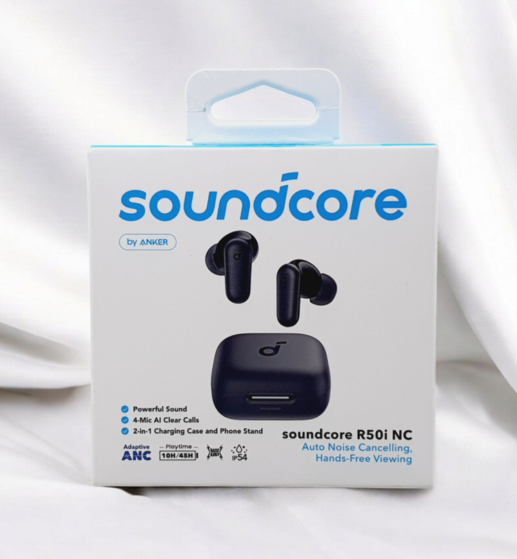 ایرپاد بلوتوثی انکر مدل R50i NC با حذف نویز فعال (قابلیت اتصال به Soundcore ندارد)*قیمت ویژه*رنگ سفید(گارانتی شرکتی