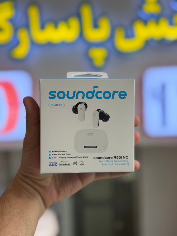 ایرپاد بلوتوثی انکر مدل R50i NC با حذف نویز فعال (قابلیت اتصال به Soundcore ندارد)*قیمت ویژه*رنگ سفید(گارانتی شرکتی