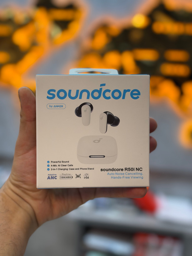 ایرپاد بلوتوثی انکر مدل R50i NC با حذف نویز فعال (قابلیت اتصال به Soundcore ندارد)*قیمت ویژه*رنگ سفید(گارانتی شرکتی