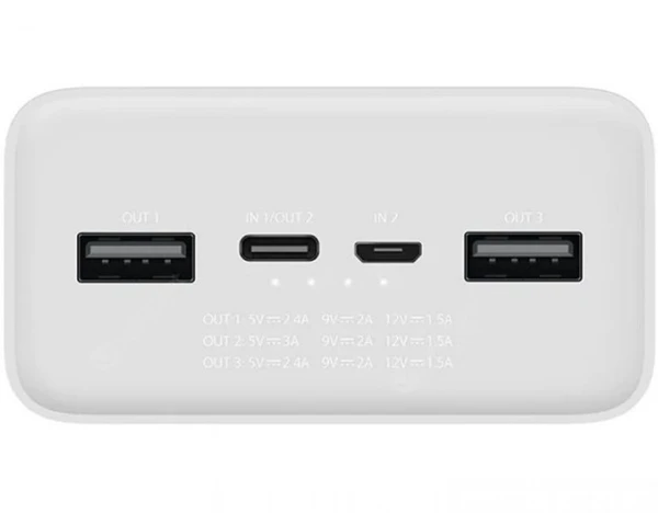 پاوربانک شیائومی مدل PB3018ZM ظرفیت 30000 اصل+گارانتی 1 ساله+هدیه(کابل میکرو فست )*قیمت تخفیفی*